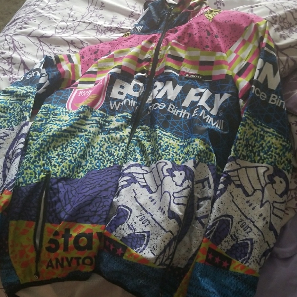 Windbreaker size L colorful